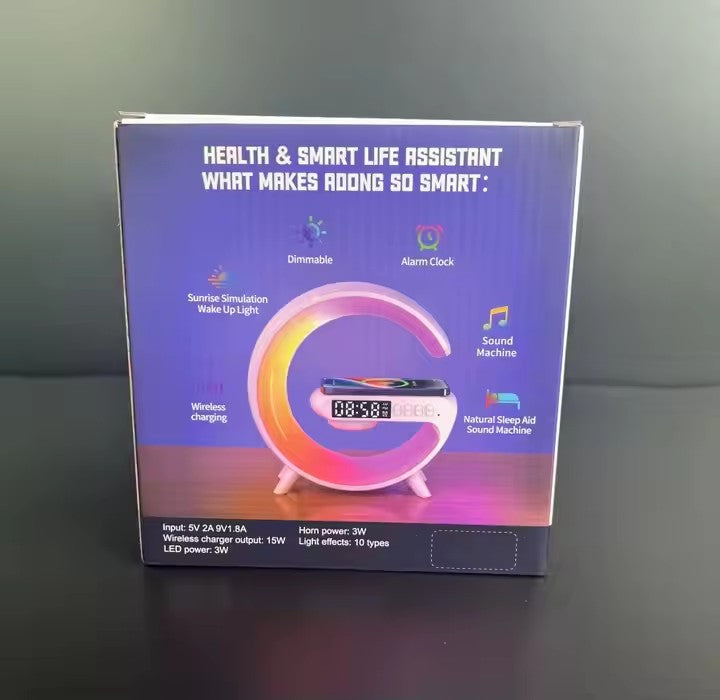 Smart Speakers Unique G-shaped Desk Lamp Colorful Ambient Night Light