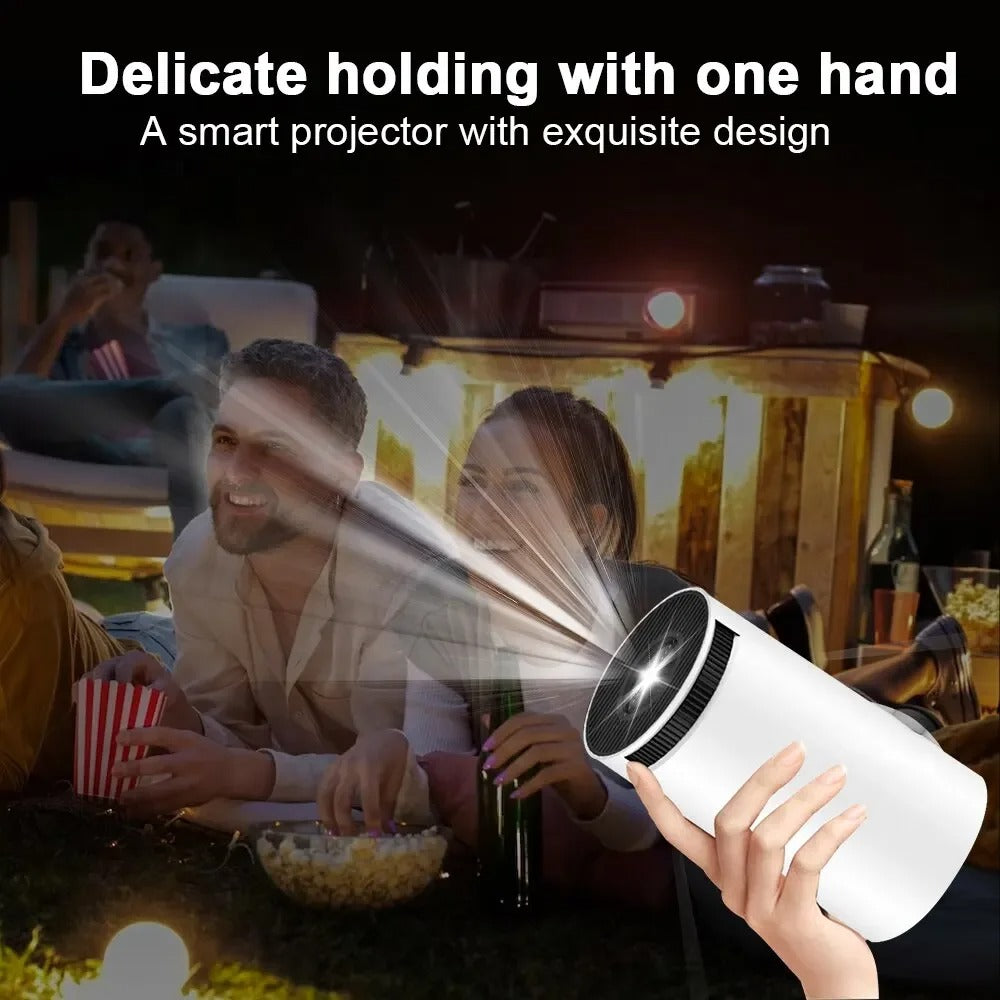 HY300 Pro Mini Projector 720P Android 11 Outdoor 4K Cheap Home Theater Video Projecteur with Wifi TV Projector 4k